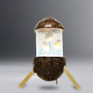 Coconut Shell LED lamp